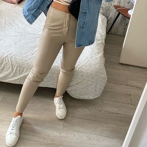 Zara faux leather pants